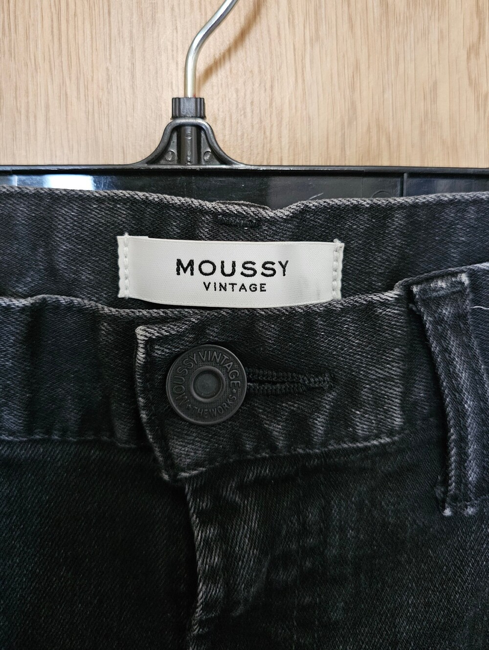 Moussy Vintage Filer Rebirth High Rise Black Skinny Jeans Size 27 - Picture 5 of 8